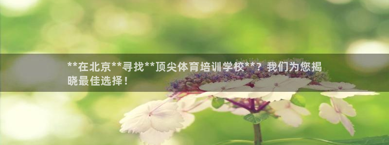 欧陆娱乐里面怎么看打排五：**在北京**寻找**顶尖体育培训